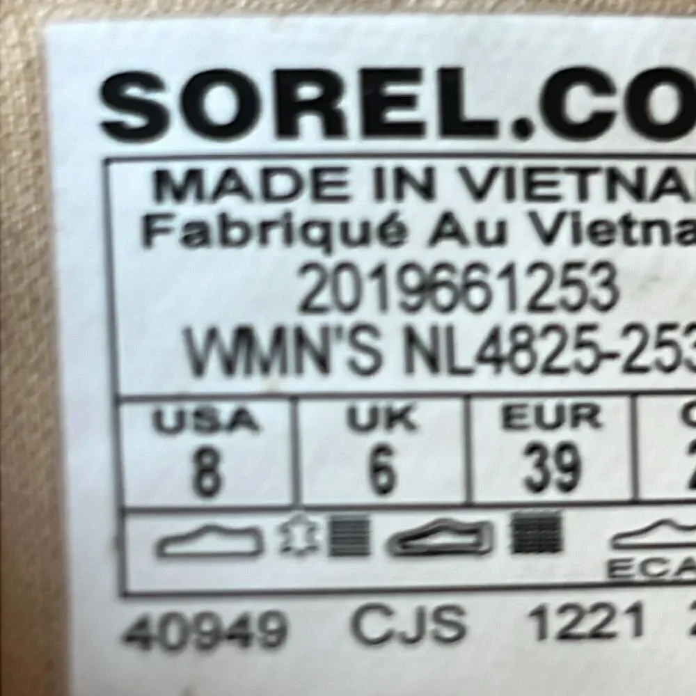 Sorel Kinetic Breakthru Acadia Boots US 8